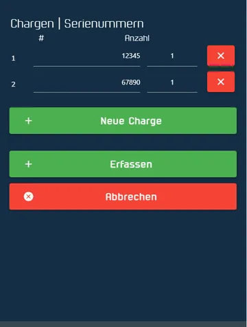 dxPack: gestione dei lotti
