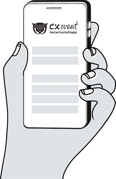 Illustrazione: ordinazione sul telefonino