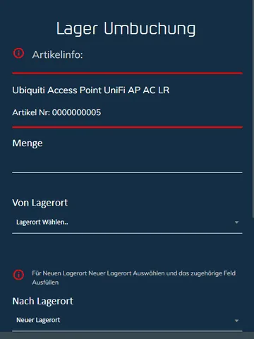 dxPack: gestione del magazzino
